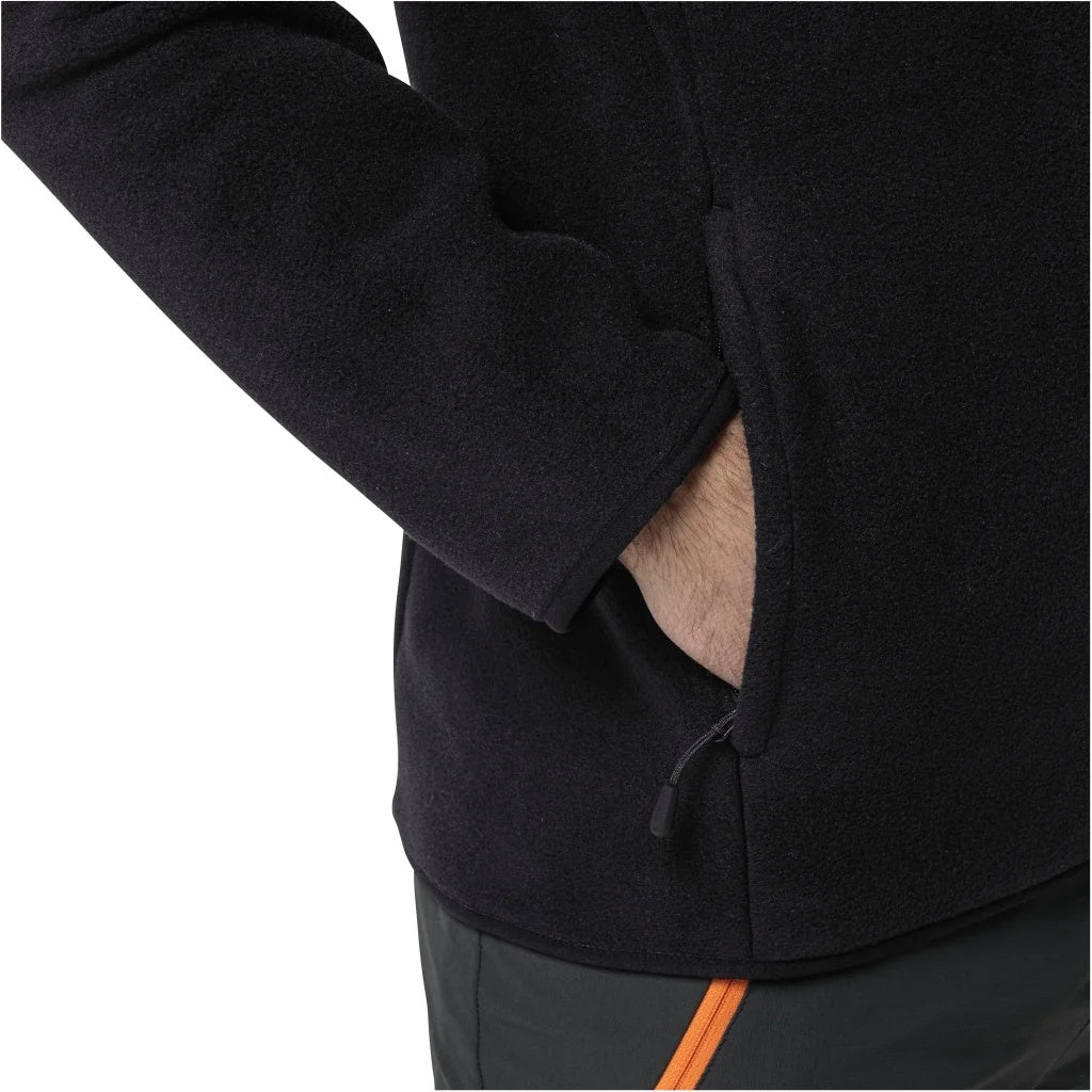 Jack Wolfskin Waldsteig Full Zipper Erkek Polar - Siyah