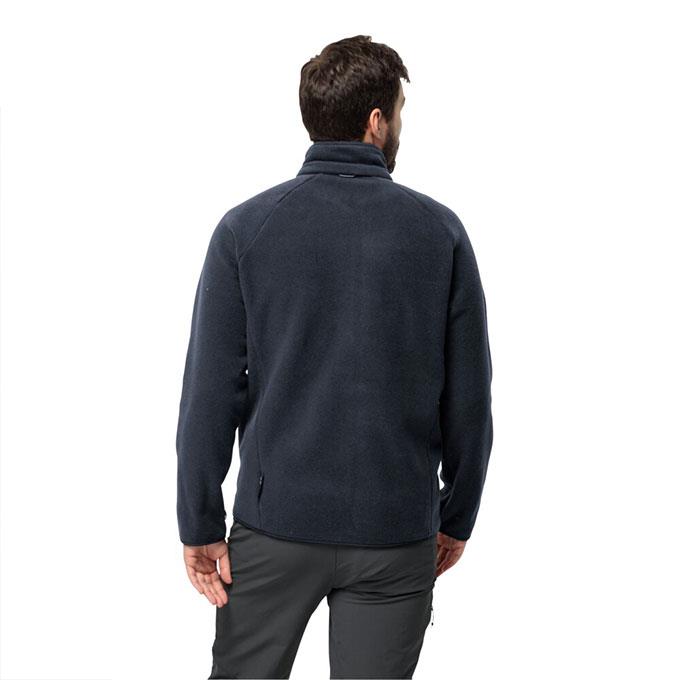 Jack Wolfskin Waldsteig Full Zipper Lacivert Erkek Polar