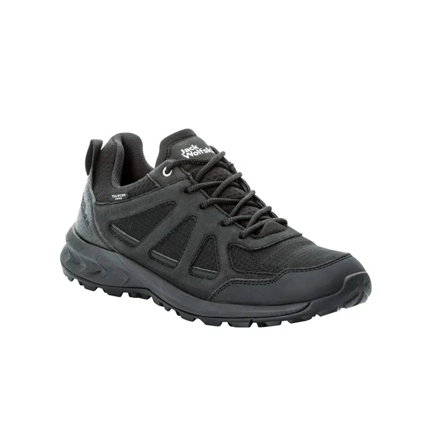Jack Wolfskin Woodland 2 Texapore Low Kadın Outdoor Ayakkabı - Siyah