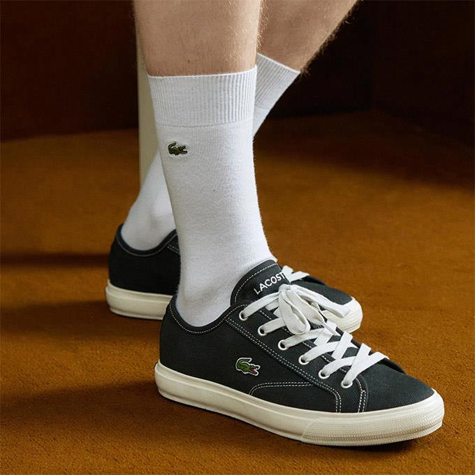 Lacoste Backcourt Erkek Siyah-Beyaz Sneaker