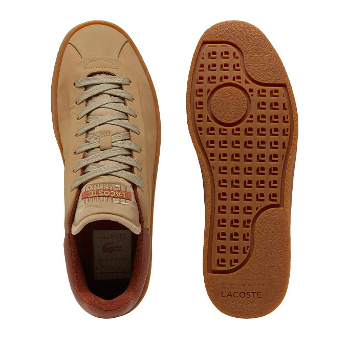 Lacoste Baseshot Premıum Erkek Açık Kahverengi-Sakız Sneaker
