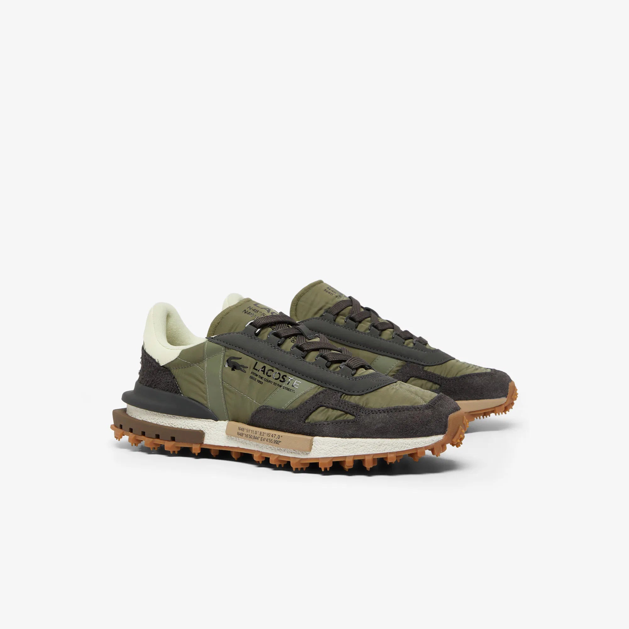 Lacoste Elıte Actıve Erkek Khk/Dk Grn Sneaker