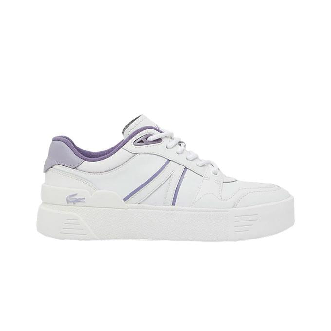 Lacoste L002 Evo Kadın Beyaz-Lila Sneaker