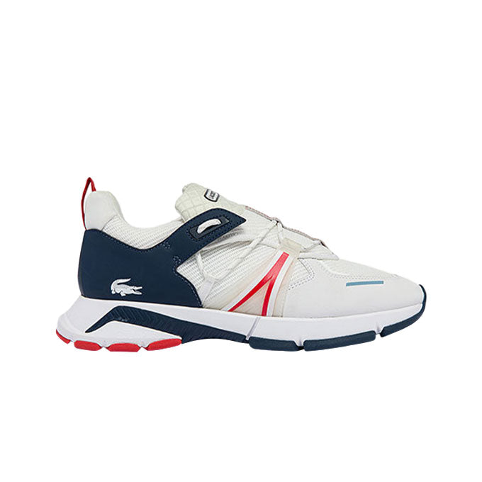 Lacoste L003 Erkek Beyaz-Lacivert-Kırmızı Sneaker