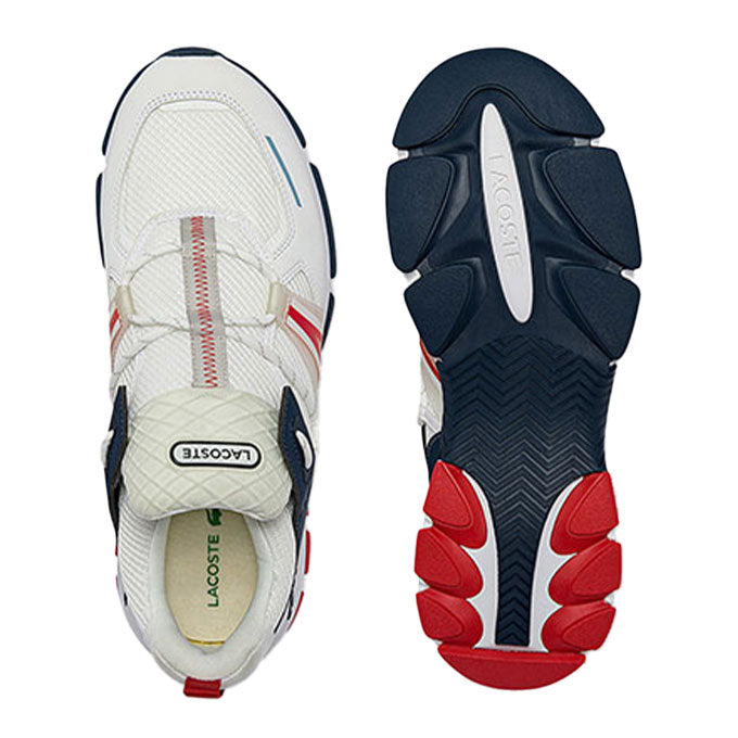 Lacoste L003 Erkek Beyaz-Lacivert-Kırmızı Sneaker