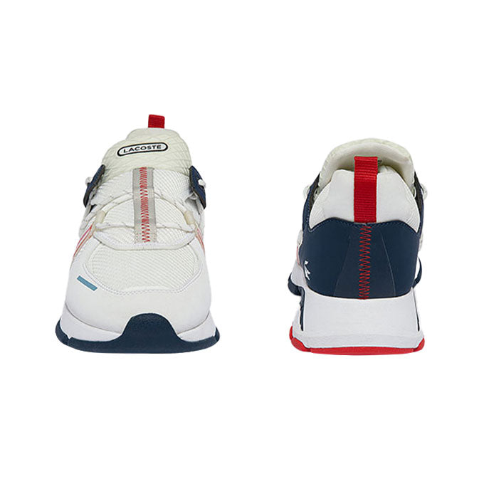 Lacoste L003 Erkek Beyaz-Lacivert-Kırmızı Sneaker