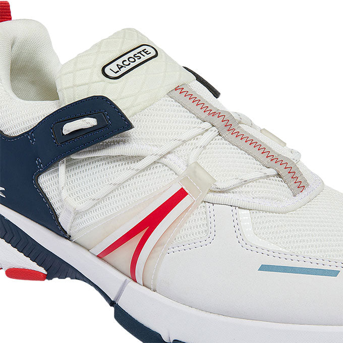 Lacoste L003 Erkek Beyaz-Lacivert-Kırmızı Sneaker