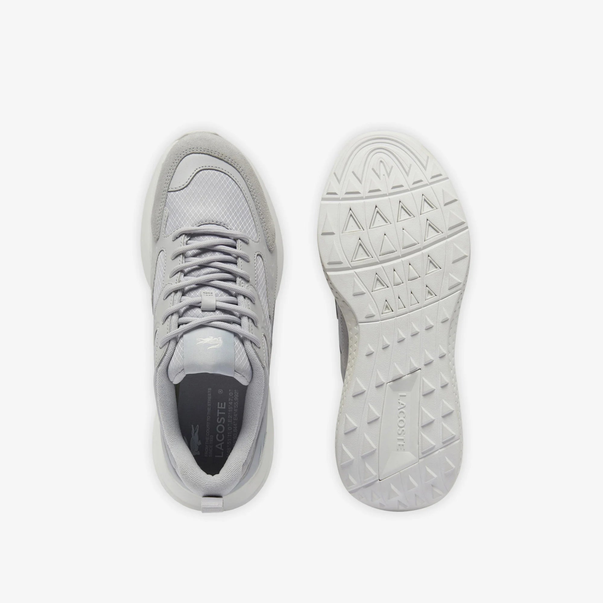 Lacoste L003 Evo Erkek Sneaker - Gri-Antrasit
