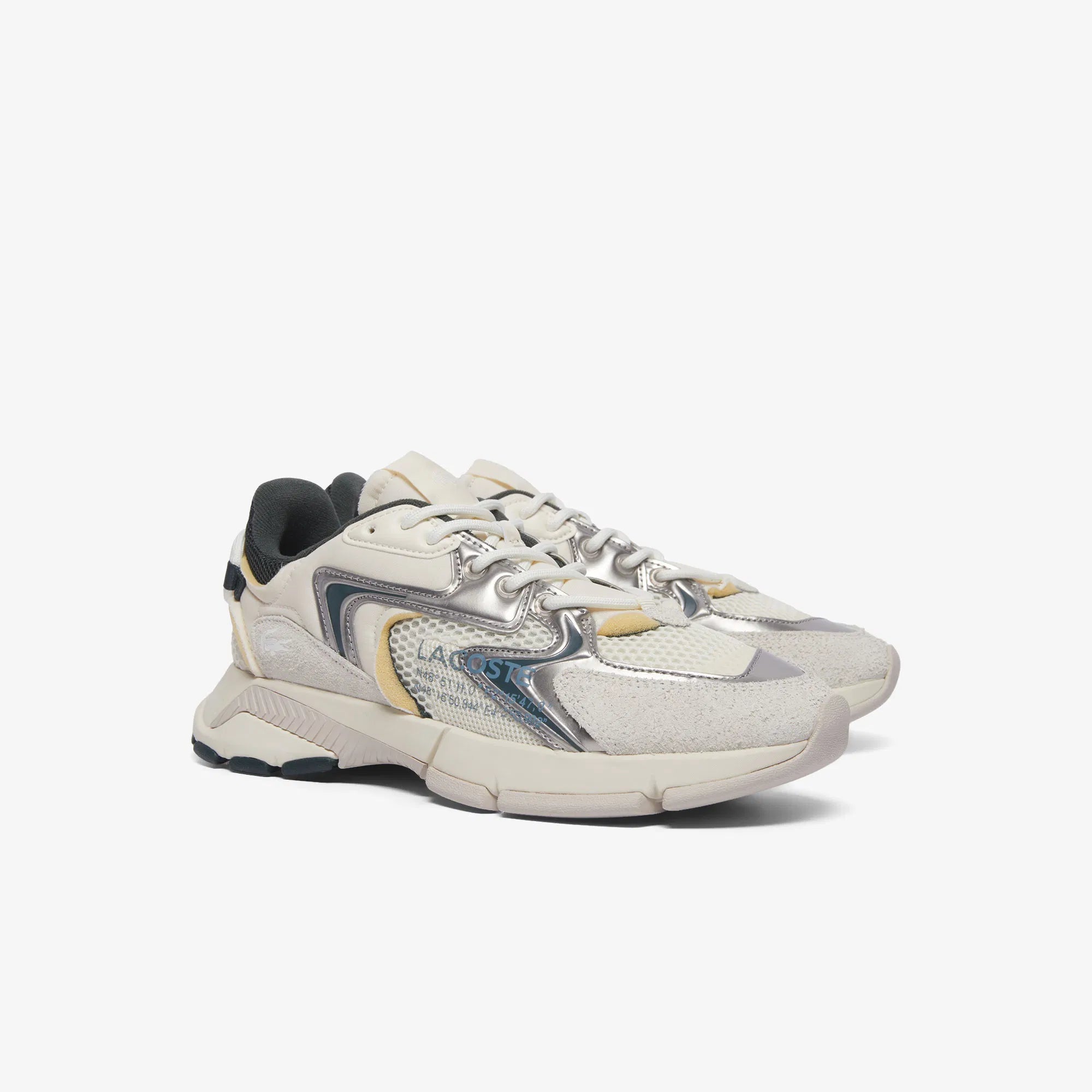 Lacoste L003 Neo Erkek Off Wht/Dk Grn Sneaker
