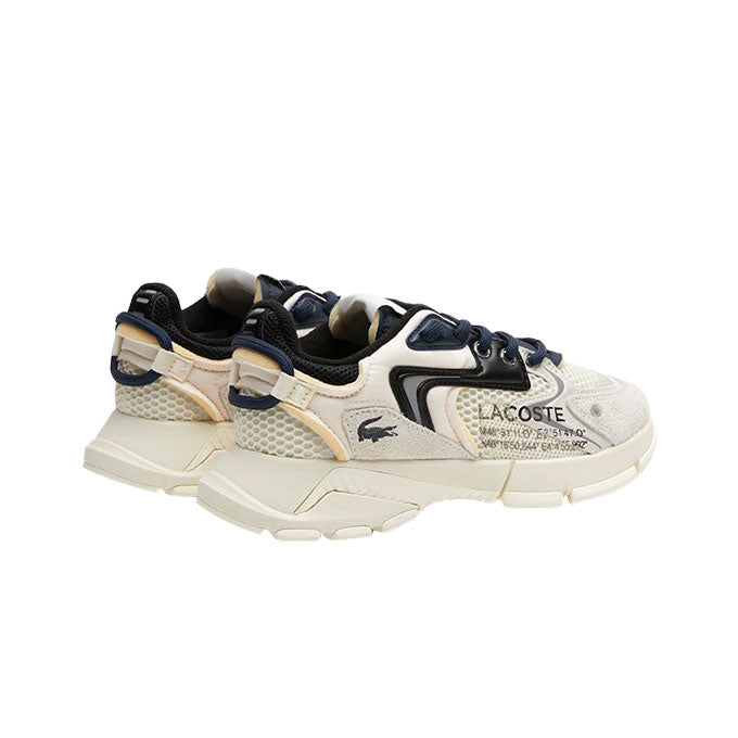 Lacoste L003 Neo Kadın Kırık Beyaz-Siyah Sneaker