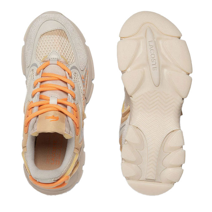 Lacoste L003 Neo Kadın Turuncu-Kırık Beyaz Sneaker