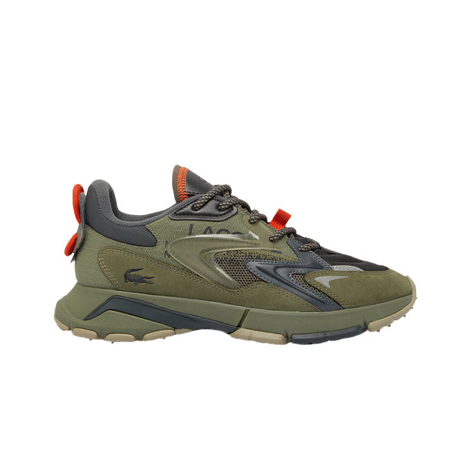 Lacoste L003 Neo Tech Erkek Haki-Turuncu Sneaker
