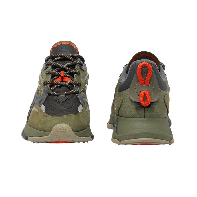 Lacoste L003 Neo Tech Erkek Haki-Turuncu Sneaker