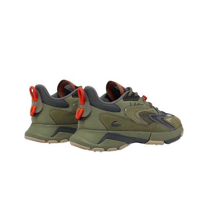 Lacoste L003 Neo Tech Erkek Haki-Turuncu Sneaker