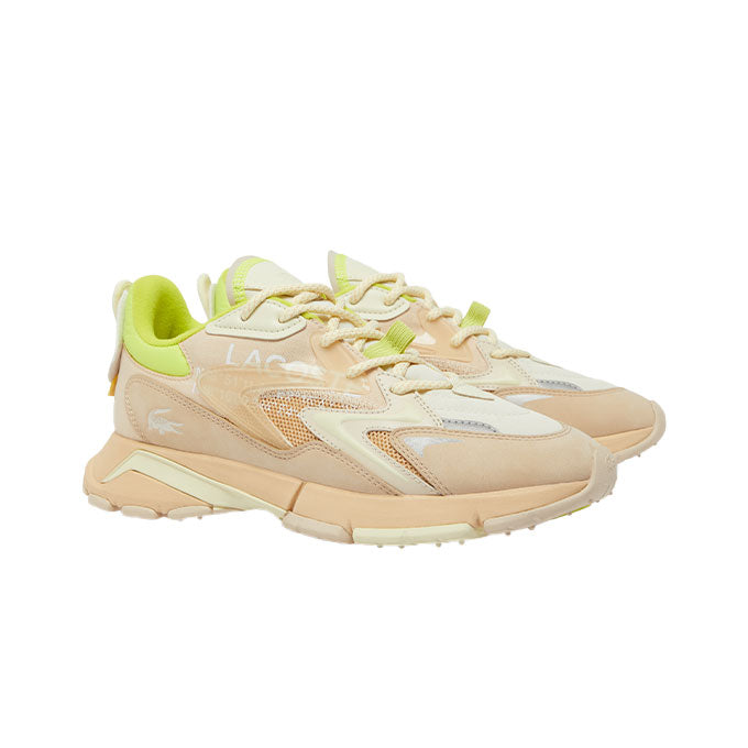 Lacoste L003 Neo Tech Erkek Krem-Sarı Sneaker