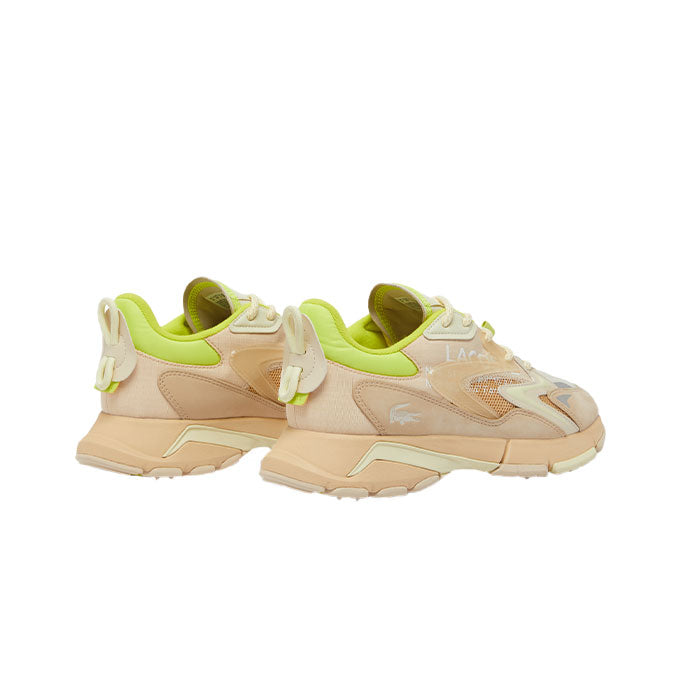 Lacoste L003 Neo Tech Erkek Krem-Sarı Sneaker