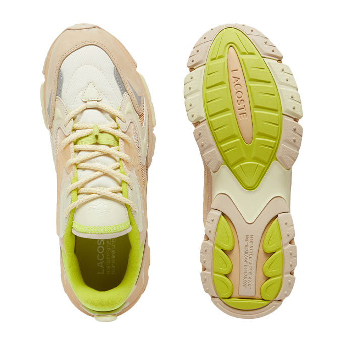 Lacoste L003 Neo Tech Erkek Krem-Sarı Sneaker