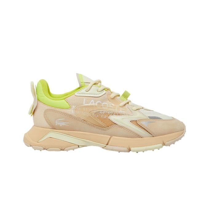 Lacoste L003 Neo Tech Erkek Krem-Sarı Sneaker