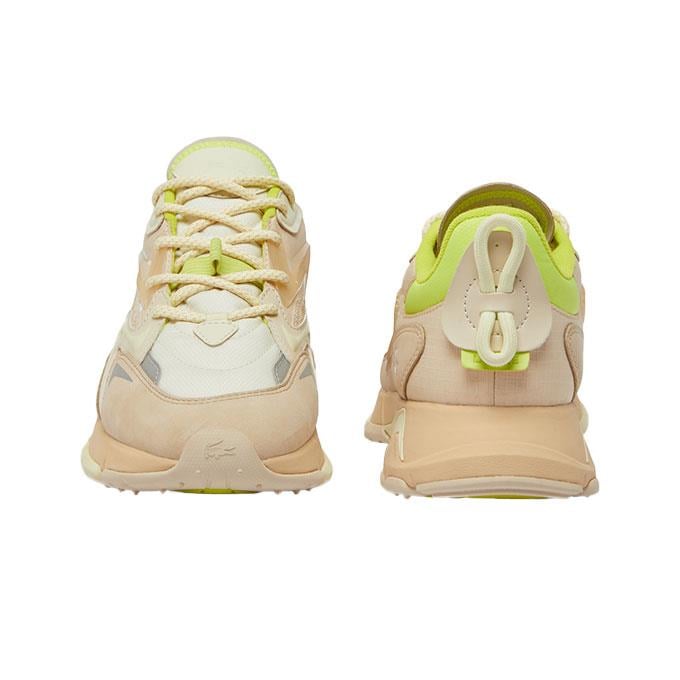 Lacoste L003 Neo Tech Erkek Krem-Sarı Sneaker