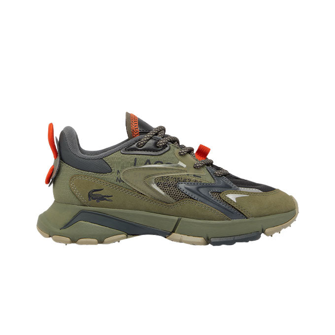 Lacoste L003 Neo Tech Kadın Haki-Turuncu Sneaker