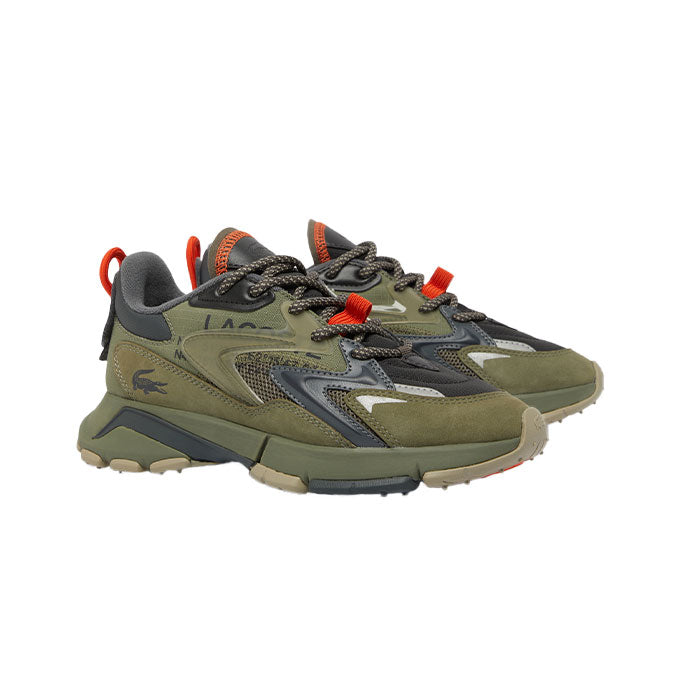 Lacoste L003 Neo Tech Kadın Haki-Turuncu Sneaker