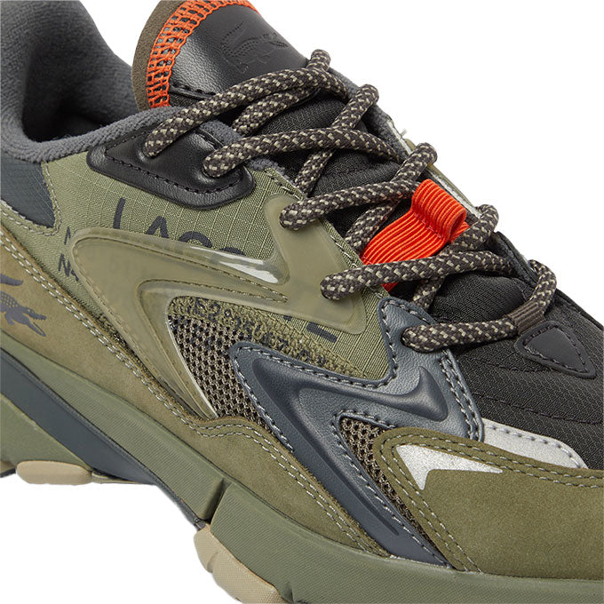 Lacoste L003 Neo Tech Kadın Haki-Turuncu Sneaker