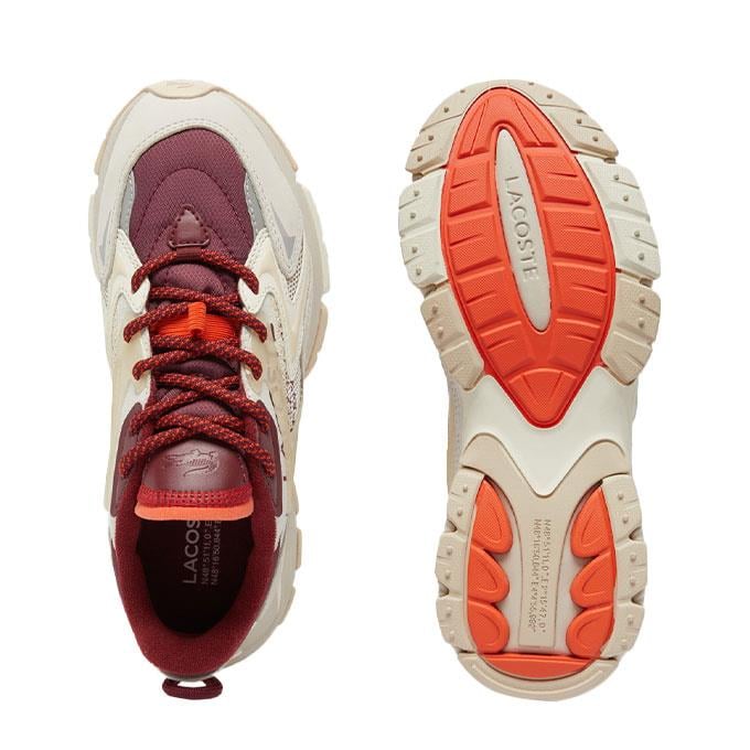 Lacoste L003 Neo Tech Kadın Haki-Turuncu Sneaker