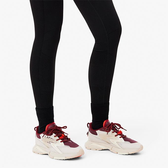 Lacoste L003 Neo Tech Kadın Haki-Turuncu Sneaker