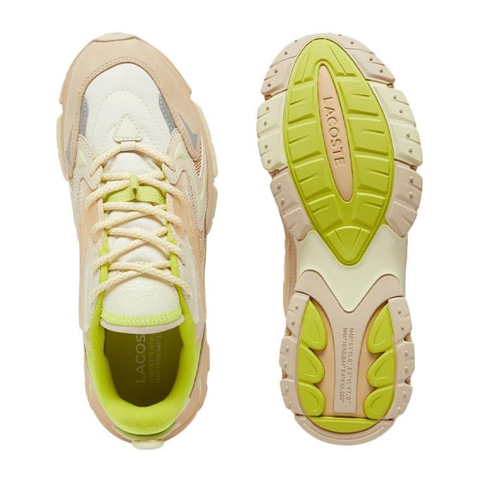 Lacoste L003 Neo Tech Kadın Haki-Turuncu Sneaker