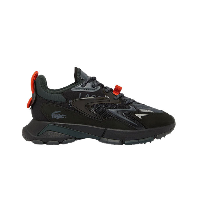 Lacoste L003 Neo Tech Kadın Siyah-Turuncu Sneaker