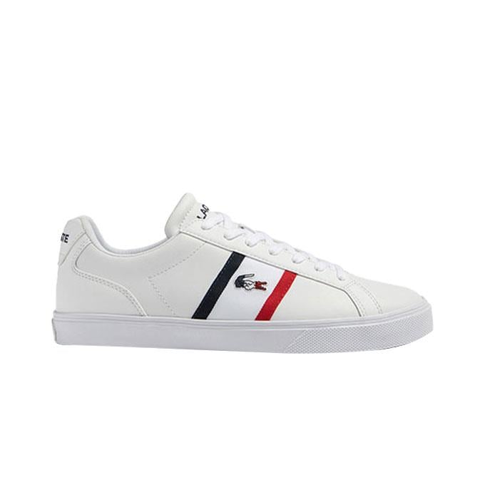 Lacoste Lerond Pro Erkek Beyaz-Lacivert-Kırmızı Sneaker