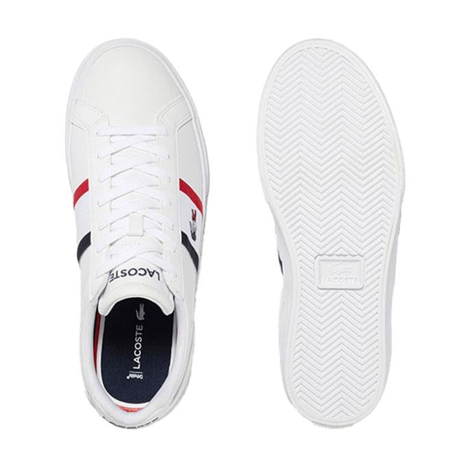 Lacoste Lerond Pro Erkek Beyaz-Lacivert-Kırmızı Sneaker