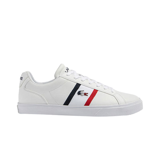 Lacoste Lerond Pro Erkek Beyaz-Lacivert-Kırmızı Sneaker