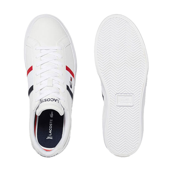 Lacoste Lerond Pro Erkek Beyaz-Lacivert-Kırmızı Sneaker
