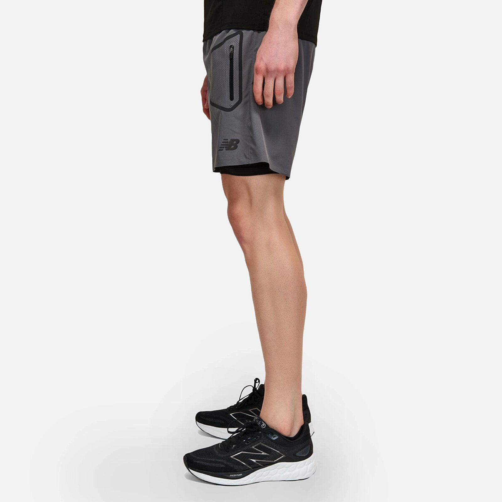 New Balance Lifestyle Antrasit Erkek Şort