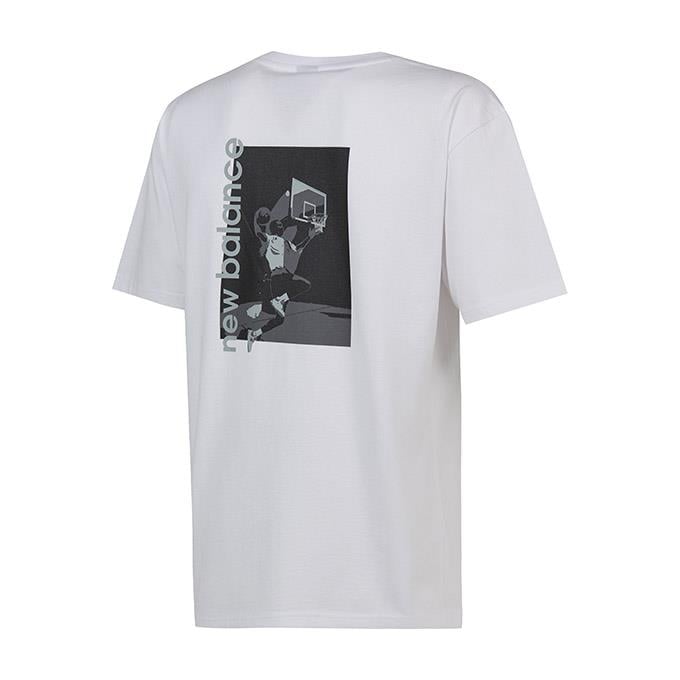 New Balance Lifestyle Beyaz Erkek T-Shirt
