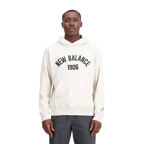 New Balance Lifestyle Erkek Sweat - Krem
