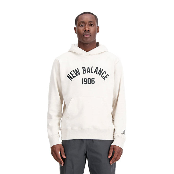 New Balance Lifestyle Erkek Sweat - Krem