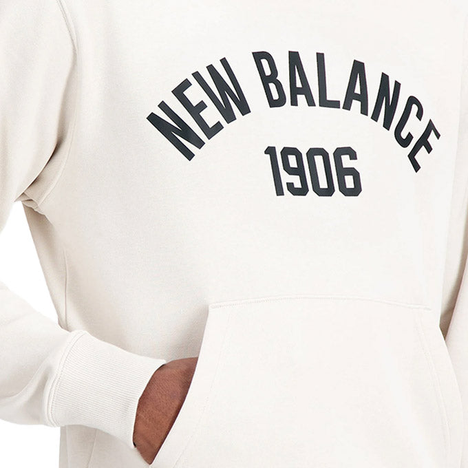 New Balance Lifestyle Erkek Sweat - Krem