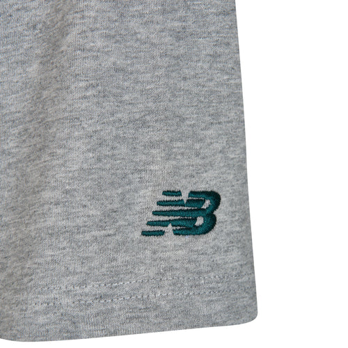 New Balance Lifestyle Erkek Tişört - Gri-Gri
