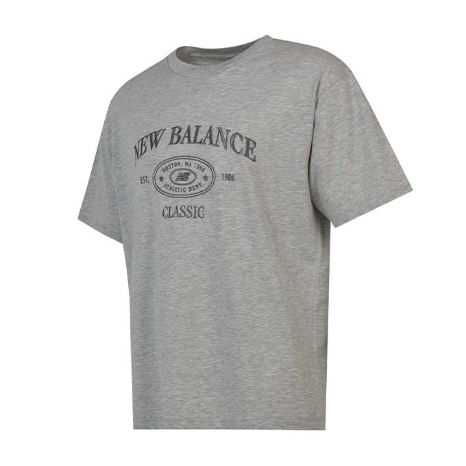 New Balance Lifestyle Gri Erkek T-Shirt