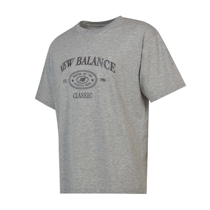 New Balance Lifestyle Gri Erkek T-Shirt
