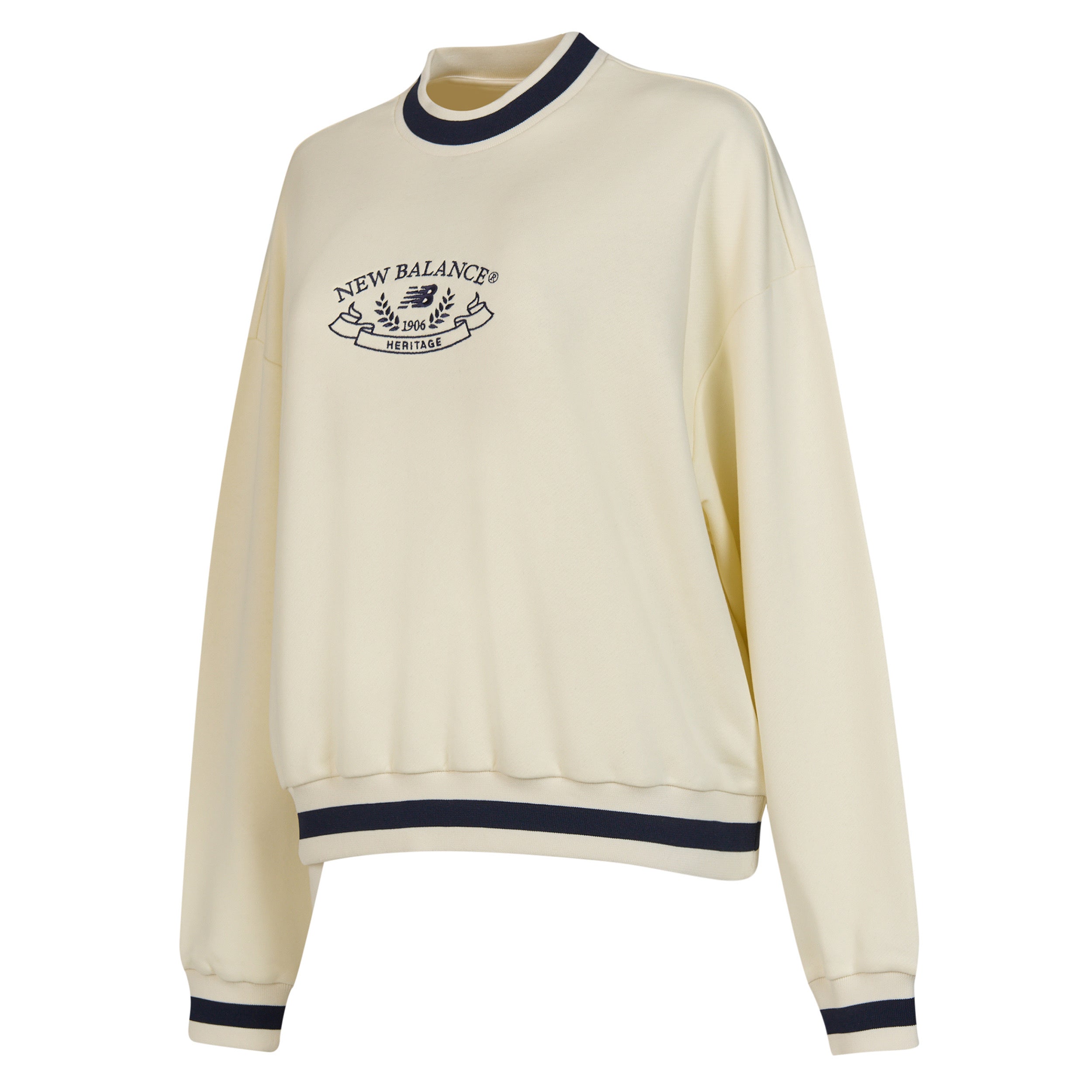 New Balance Lifestyle Bej Kadın Sweatshirt