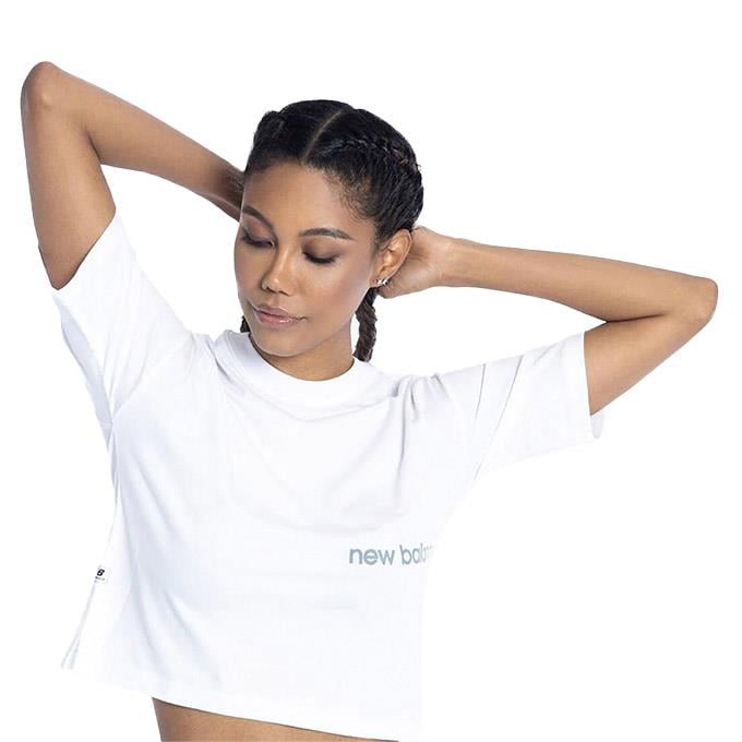 New Balance Lifestyle Beyaz Kadın T-Shirt