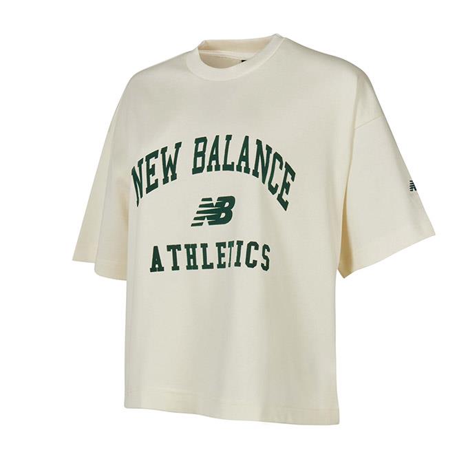 New Balance Lifestyle Beyaz Kadın T-Shirt