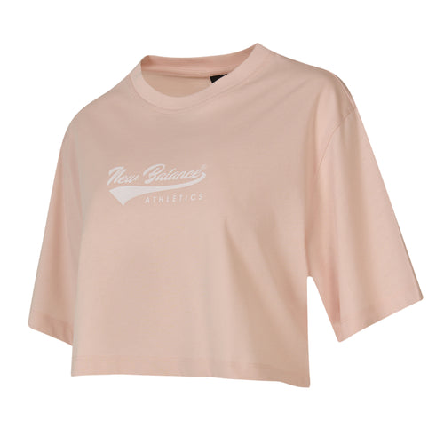 New Balance Lifestyle Kadın T-Shirt - Pembe