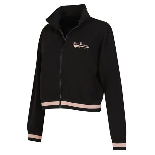 New Balance Full Zip Kadın Sweatshirt - Siyah