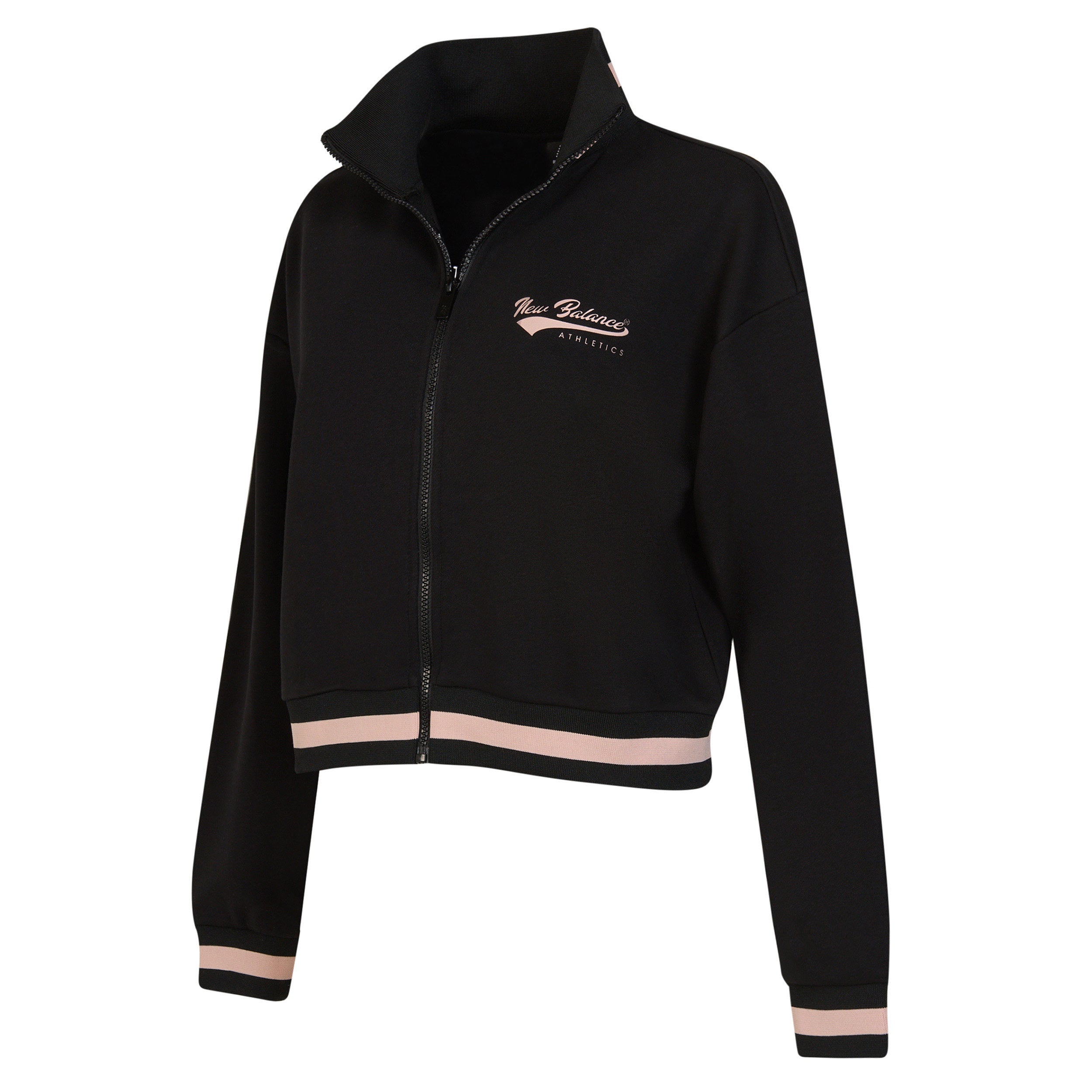 New Balance Full Zip Kadın Sweat - Siyah