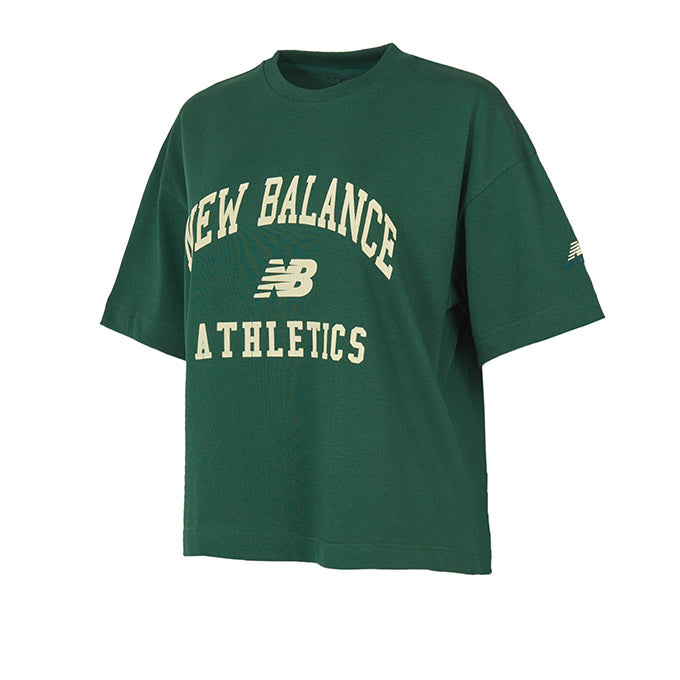 New Balance Lifestyle Yeşil Kadın T-Shirt