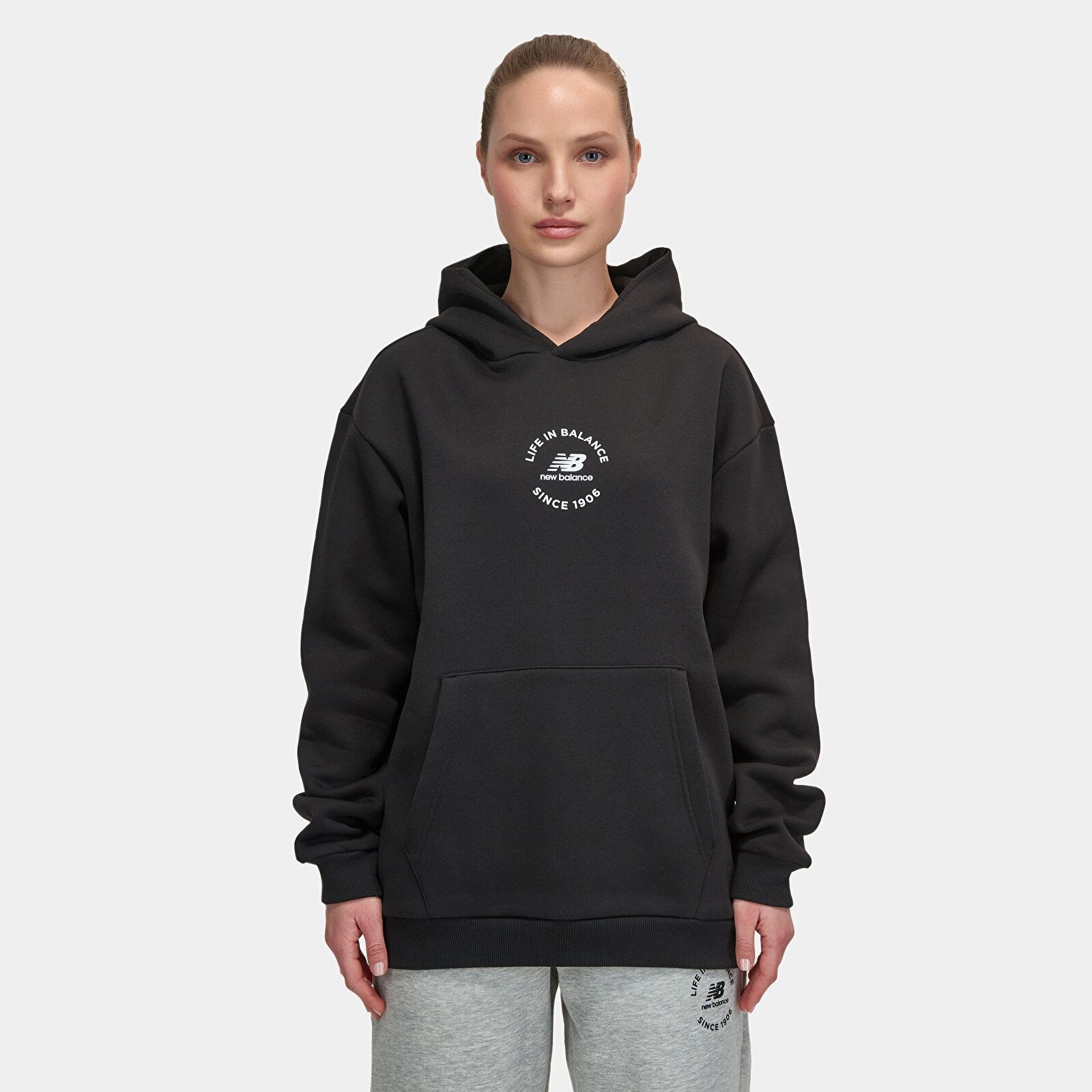 New Balance Lifestyle Siyah Unisex Sweatshirt